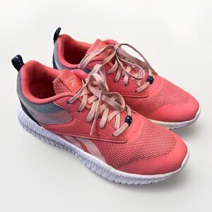 Reebok Girls Reebok Flexagon Energy 3 PS Sneakers Size 3 Pink Lace Up GW0107 EUC